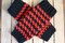 Kids Leg Warmers, Red and Black product 1